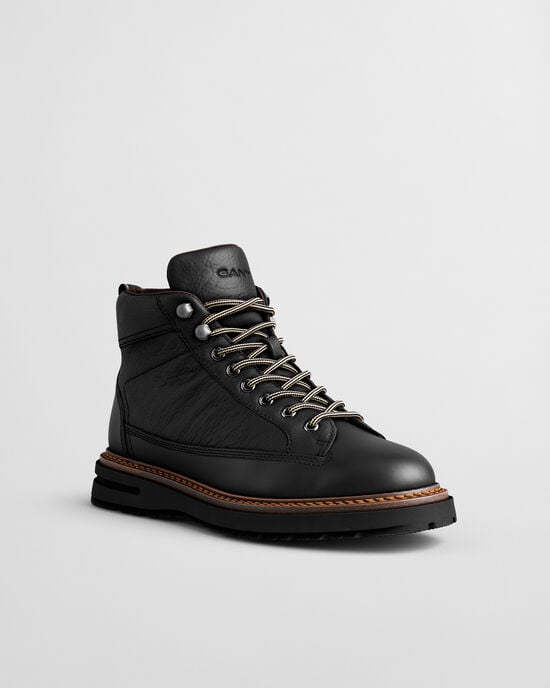 Bottines mi-hautes en cuir Hillprep