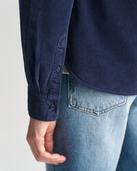 Chemise regular fit en velours côtelé