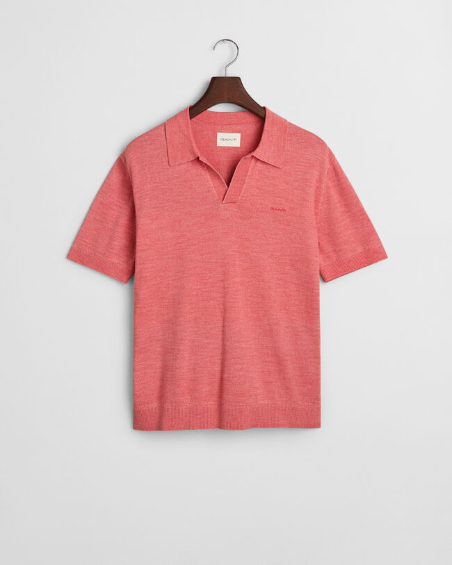 Pull façon polo à manches courtes Sunfaded