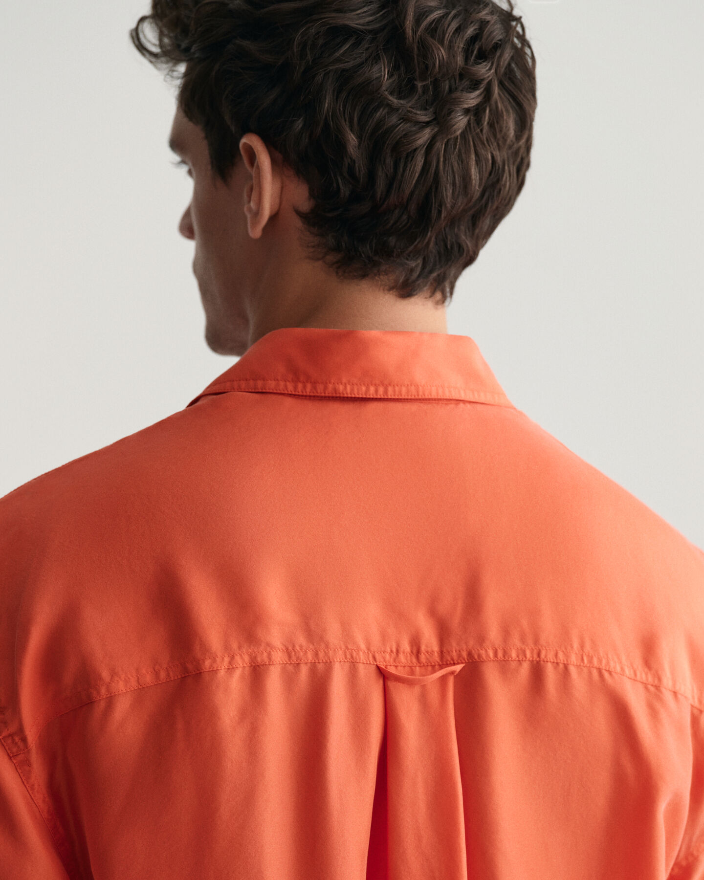 Chemise relaxed fit &agrave; manches courtes Washed Silk