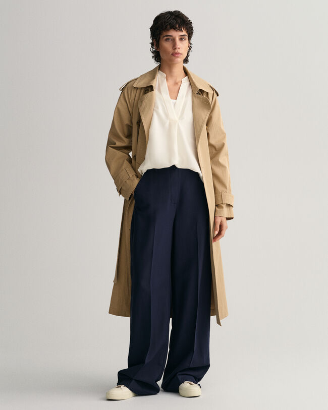 Chemisier à col droit sans manches