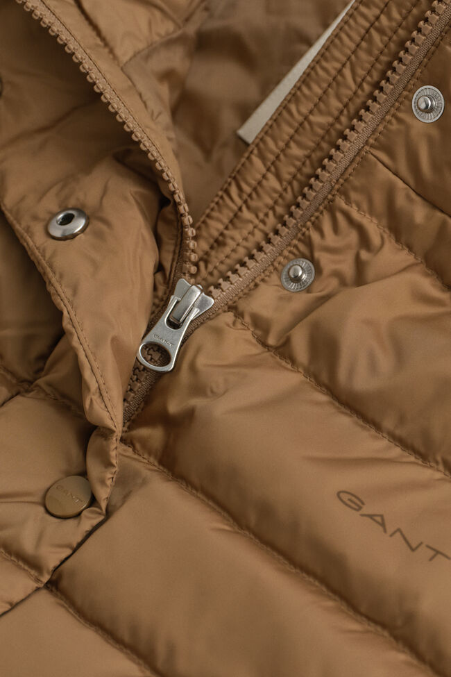 Doudoune sans manches légère en duvet