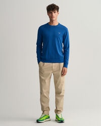 Pull ras du cou en coton Classic