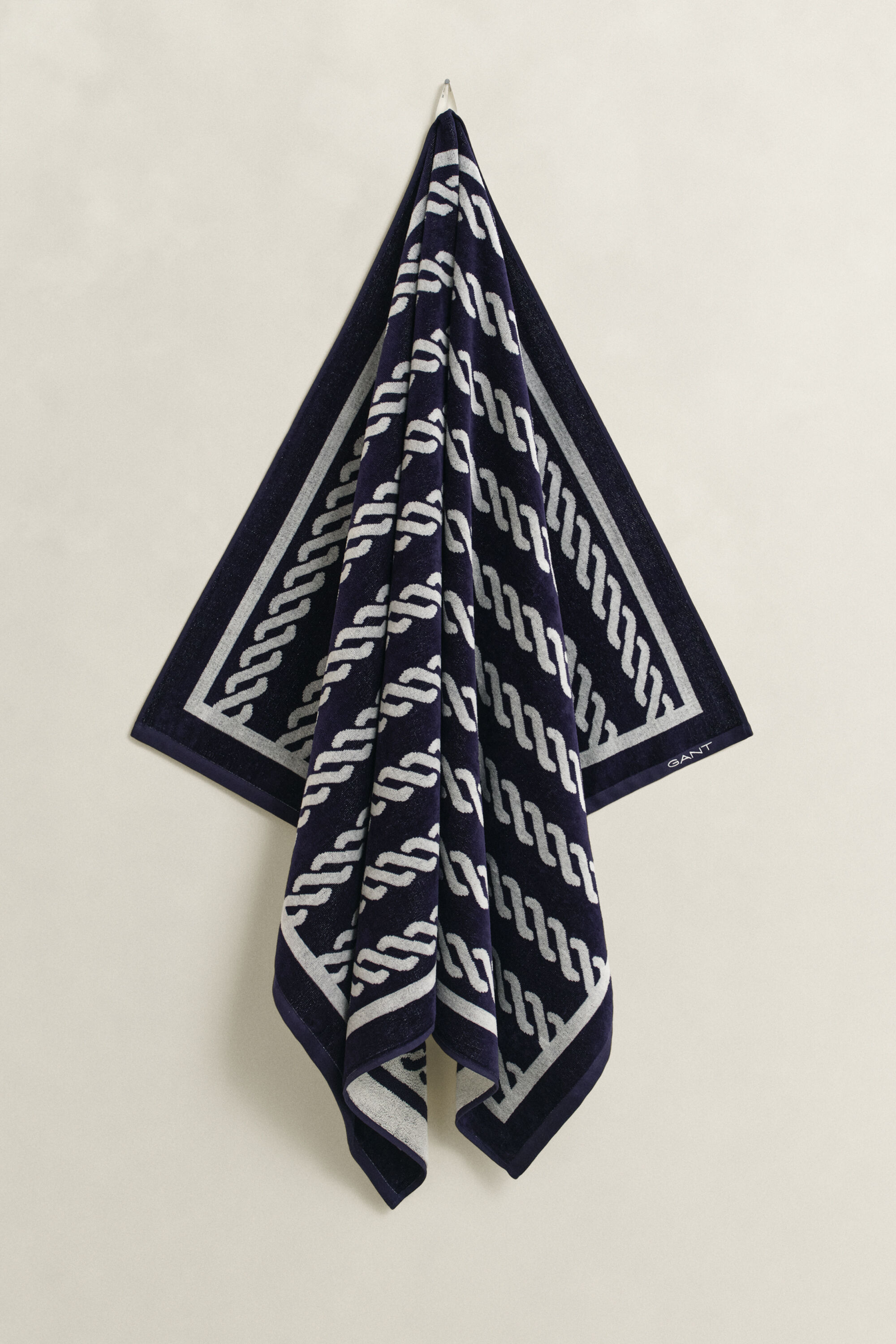 Serviette de plage à imprimé corde