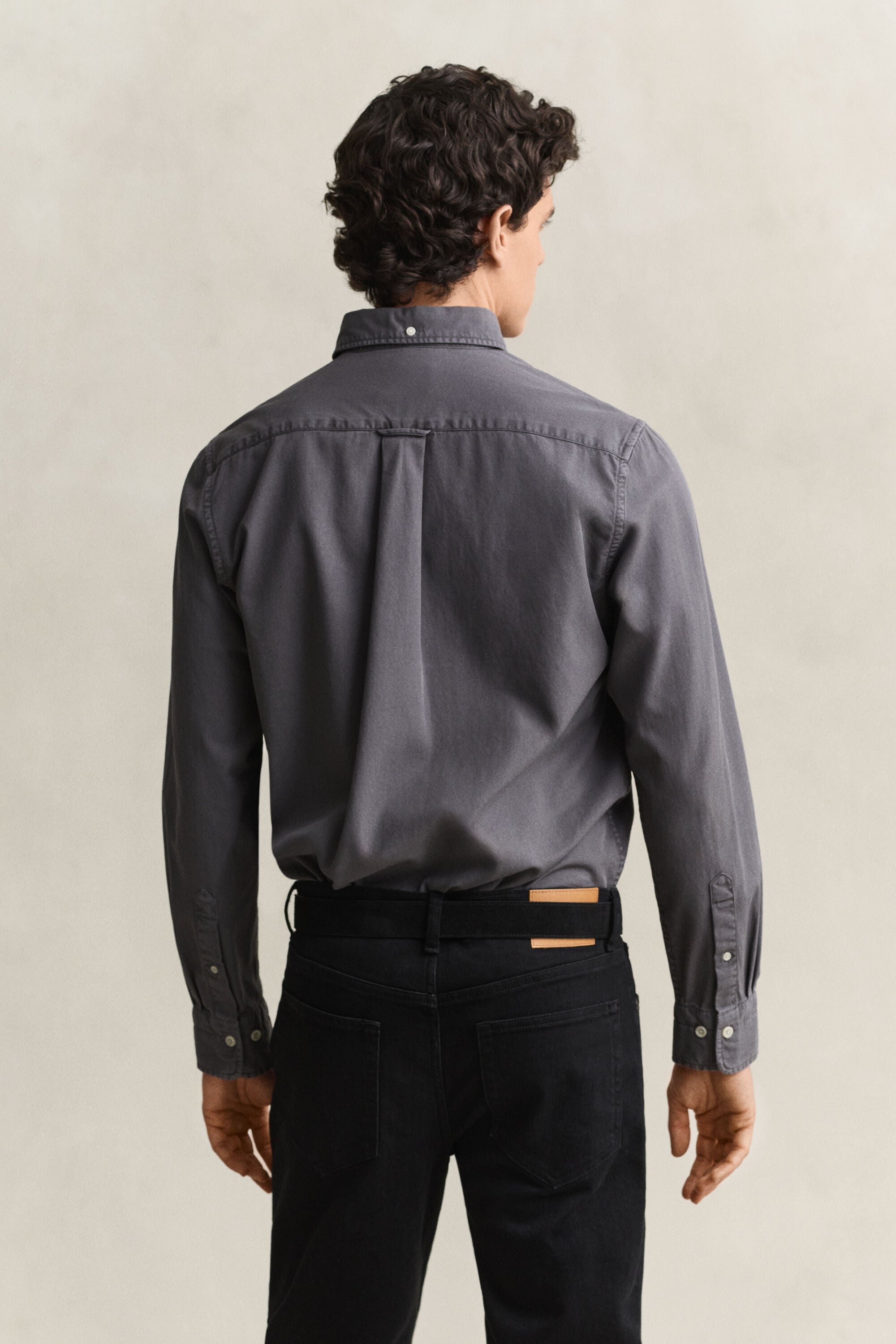Chemise coupe regular en sergé