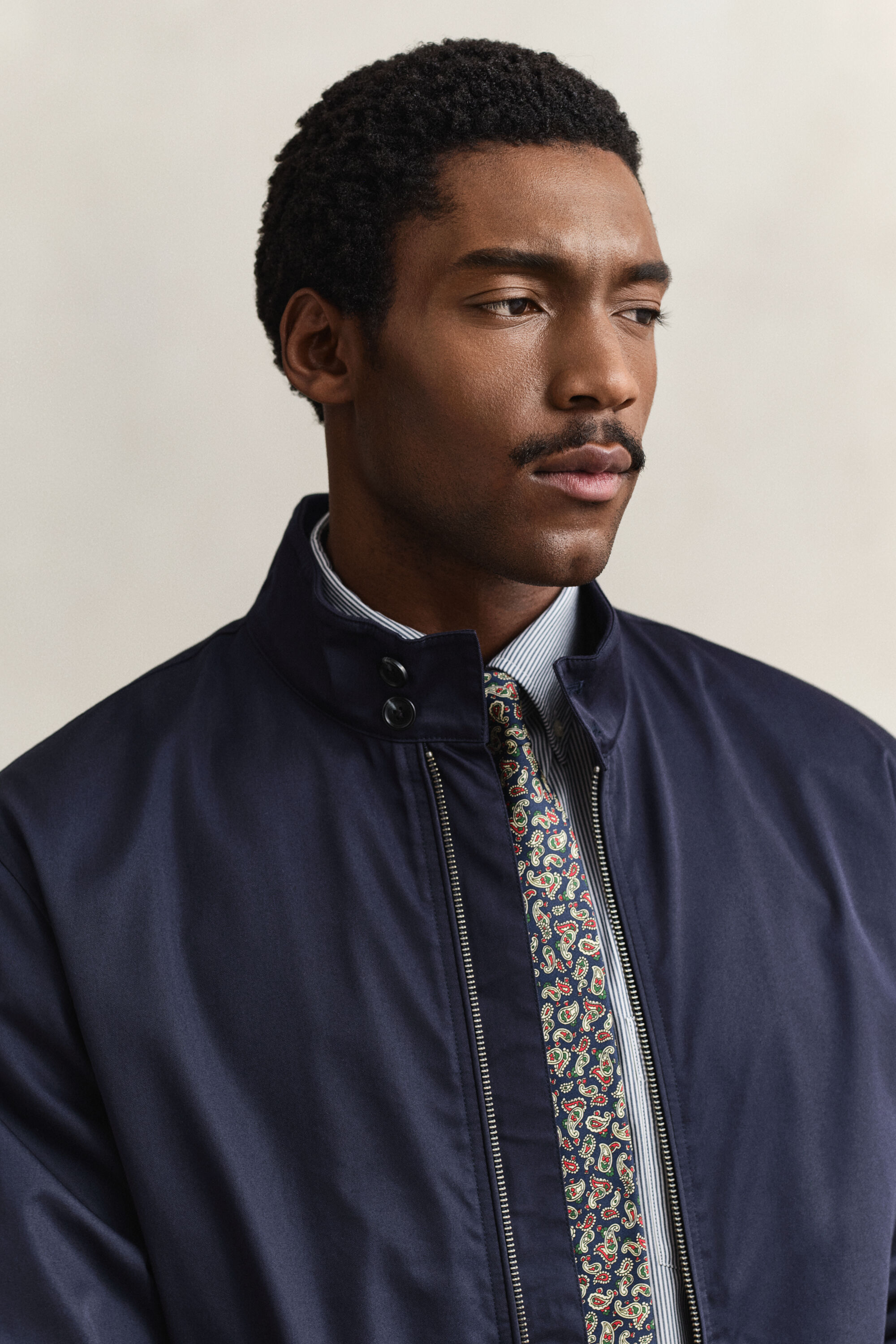 Veste Harrington en coton mélangé