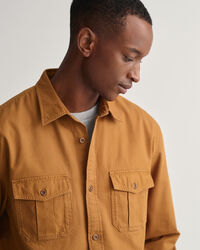 Chemise relaxed fit en serg&eacute;