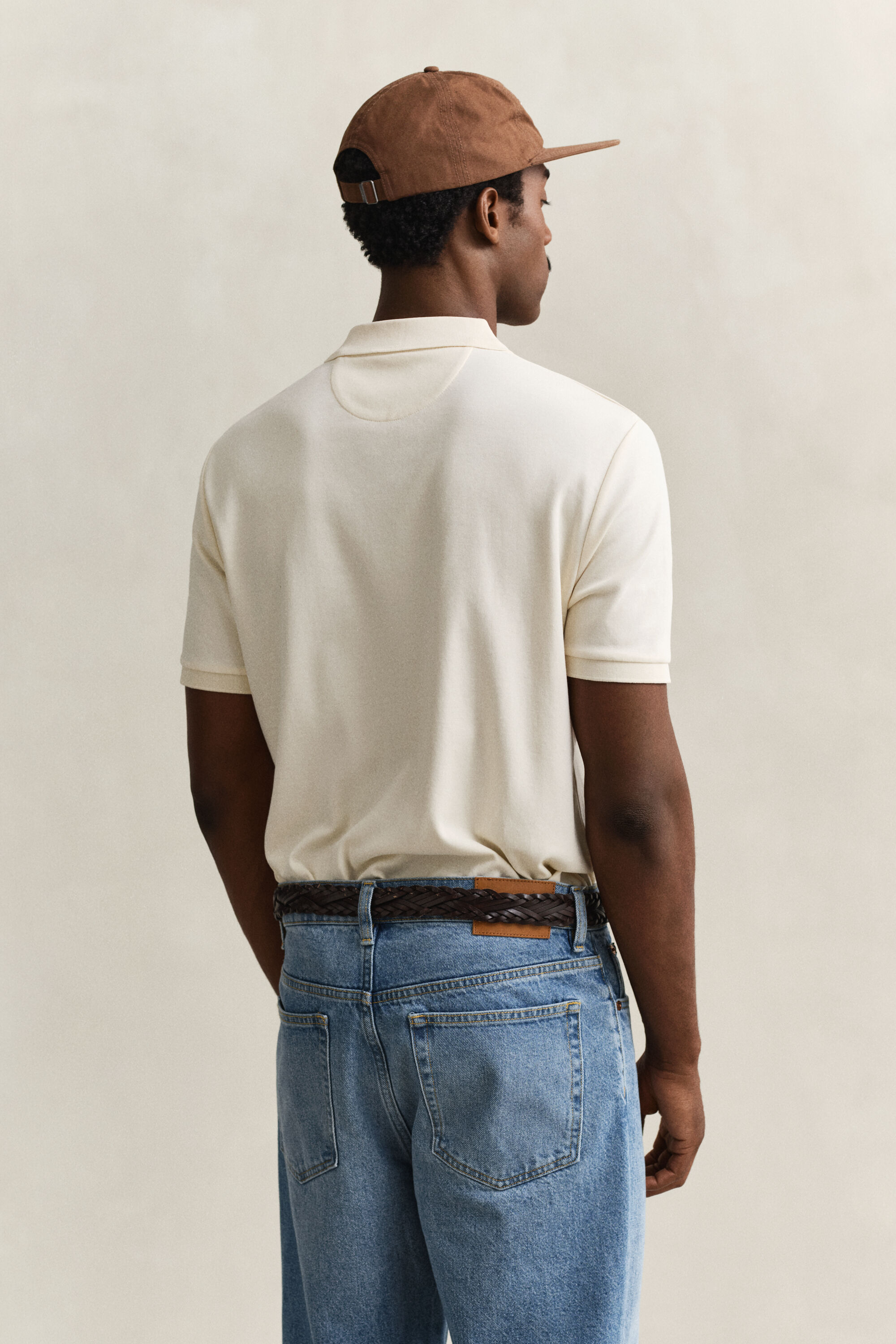 Polo en coton interlock