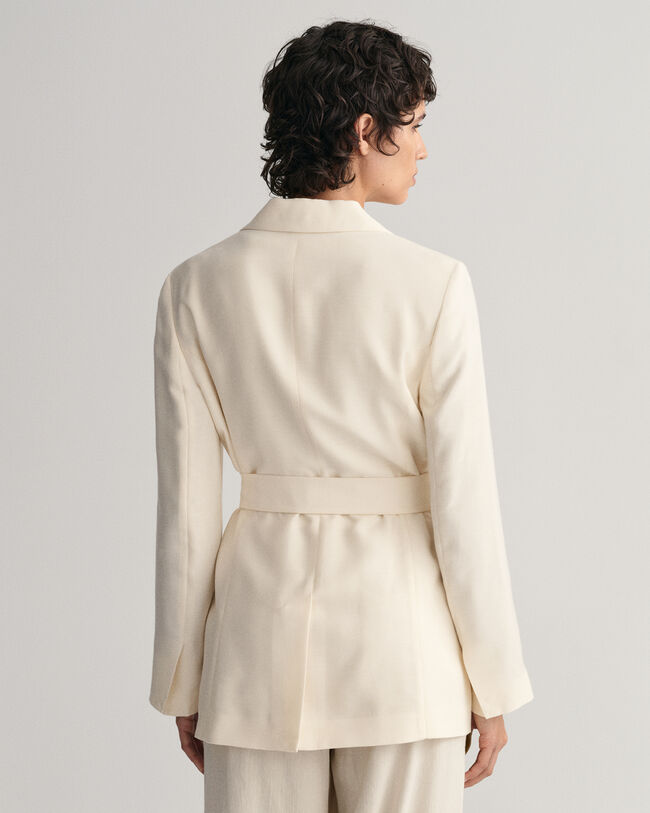 Veste blazer regular fit avec ceinture Fluid