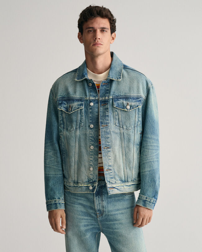 Veste trucker en denim