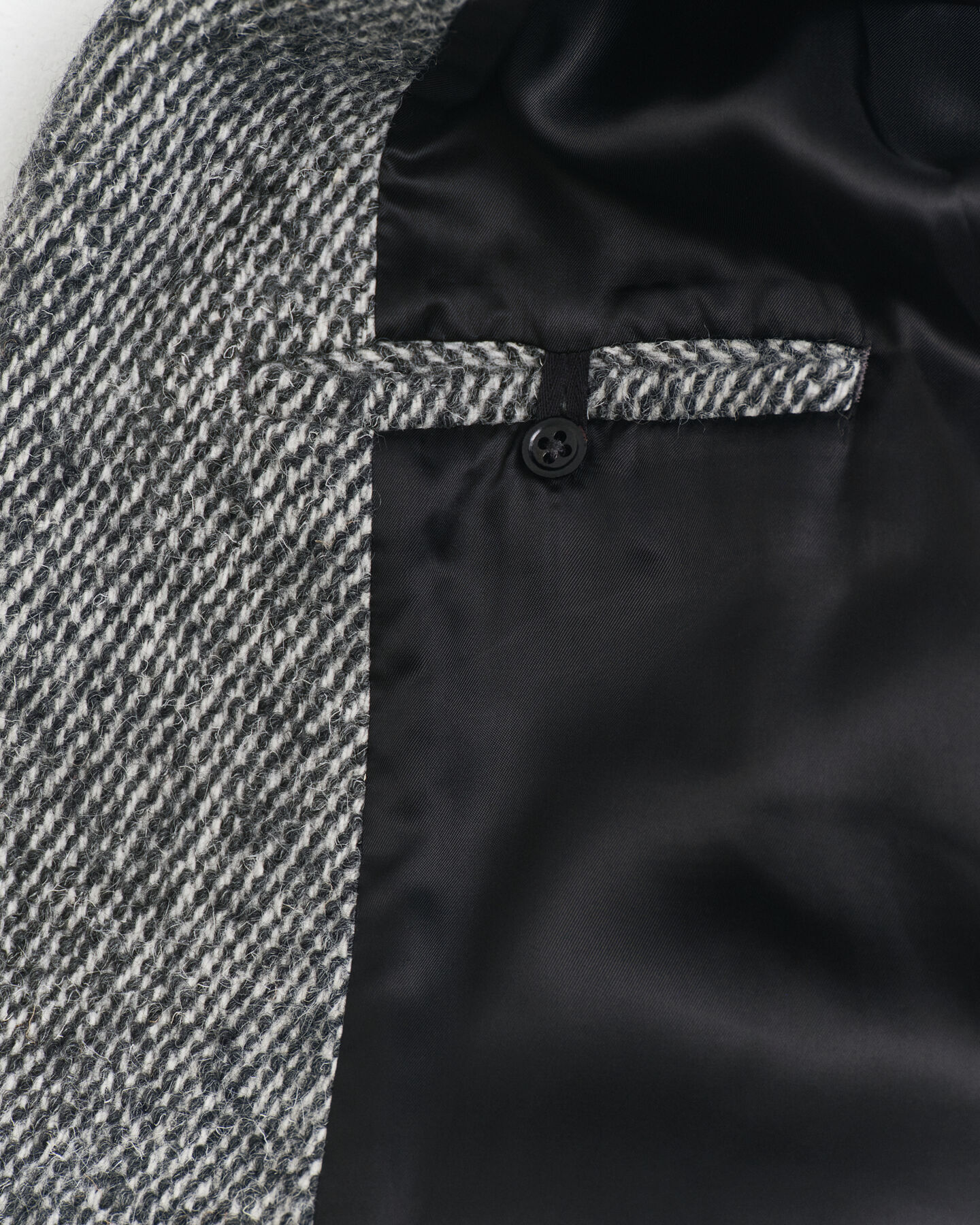 Manteau en tweed de laine