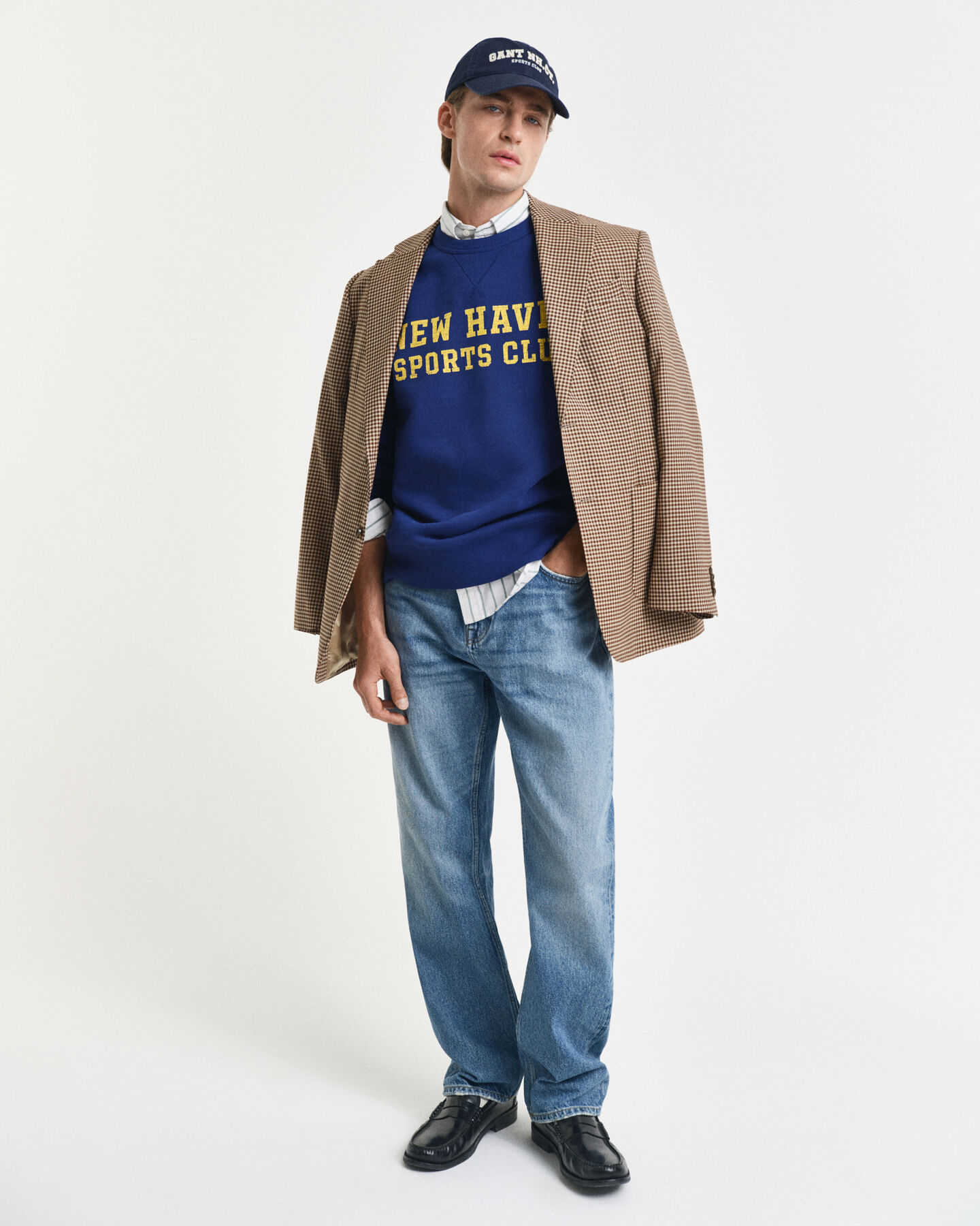 Sweat-shirt col rond avec logo