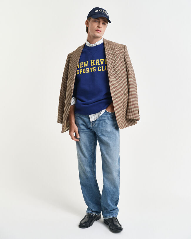 Sweat-shirt col rond avec logo