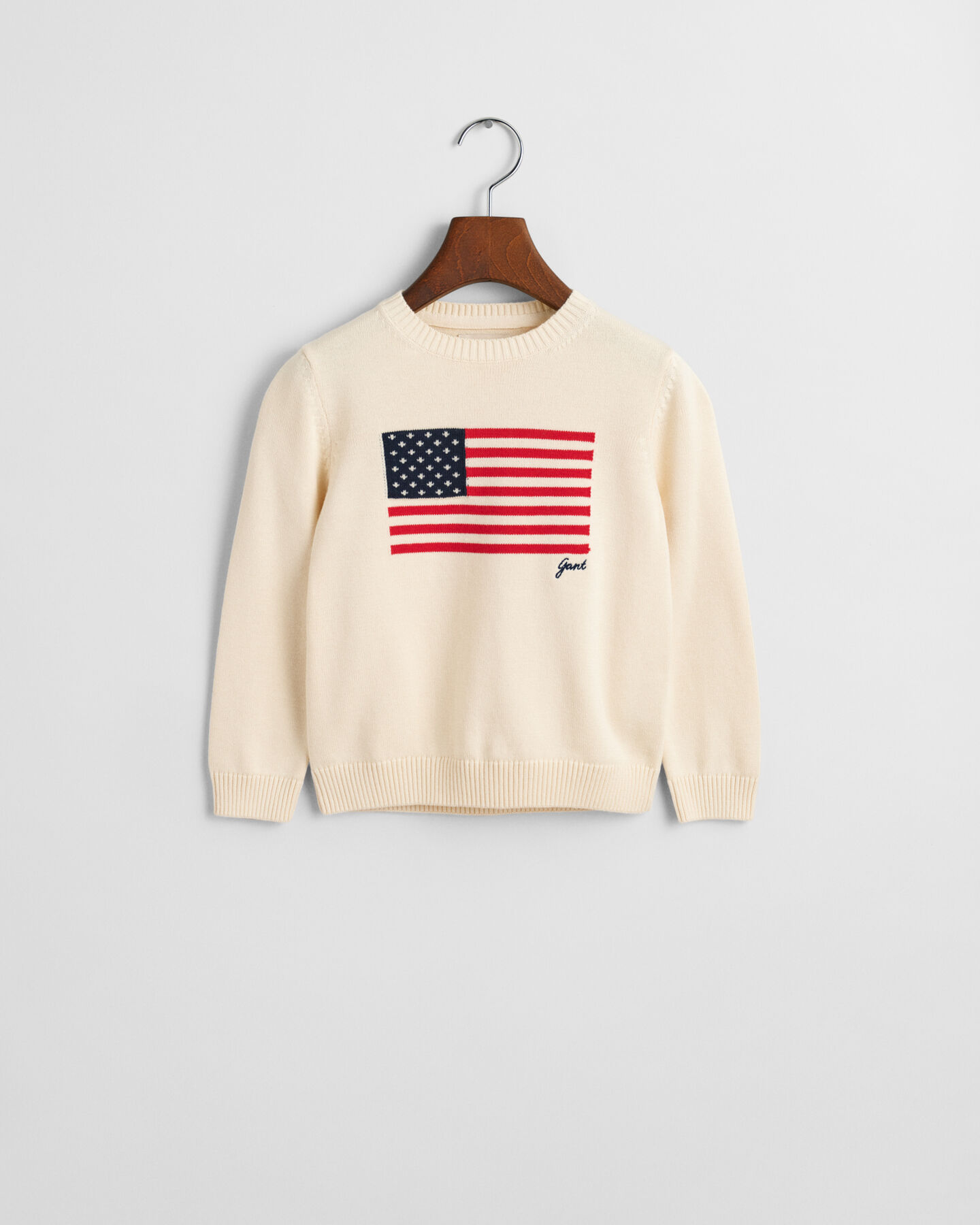 Pull ras du cou en maille Kids Flag