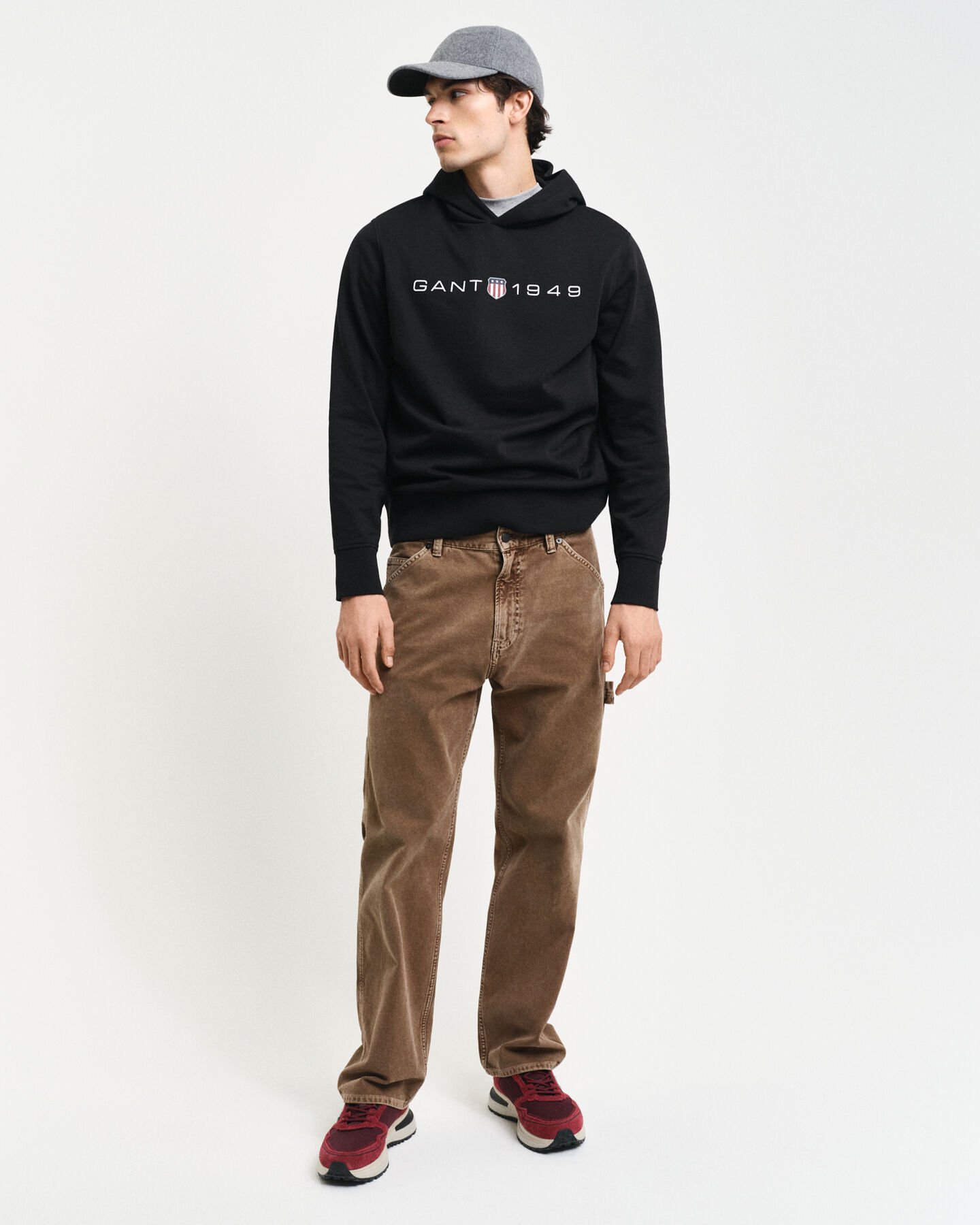 Sweat à capuche à logo imprimé