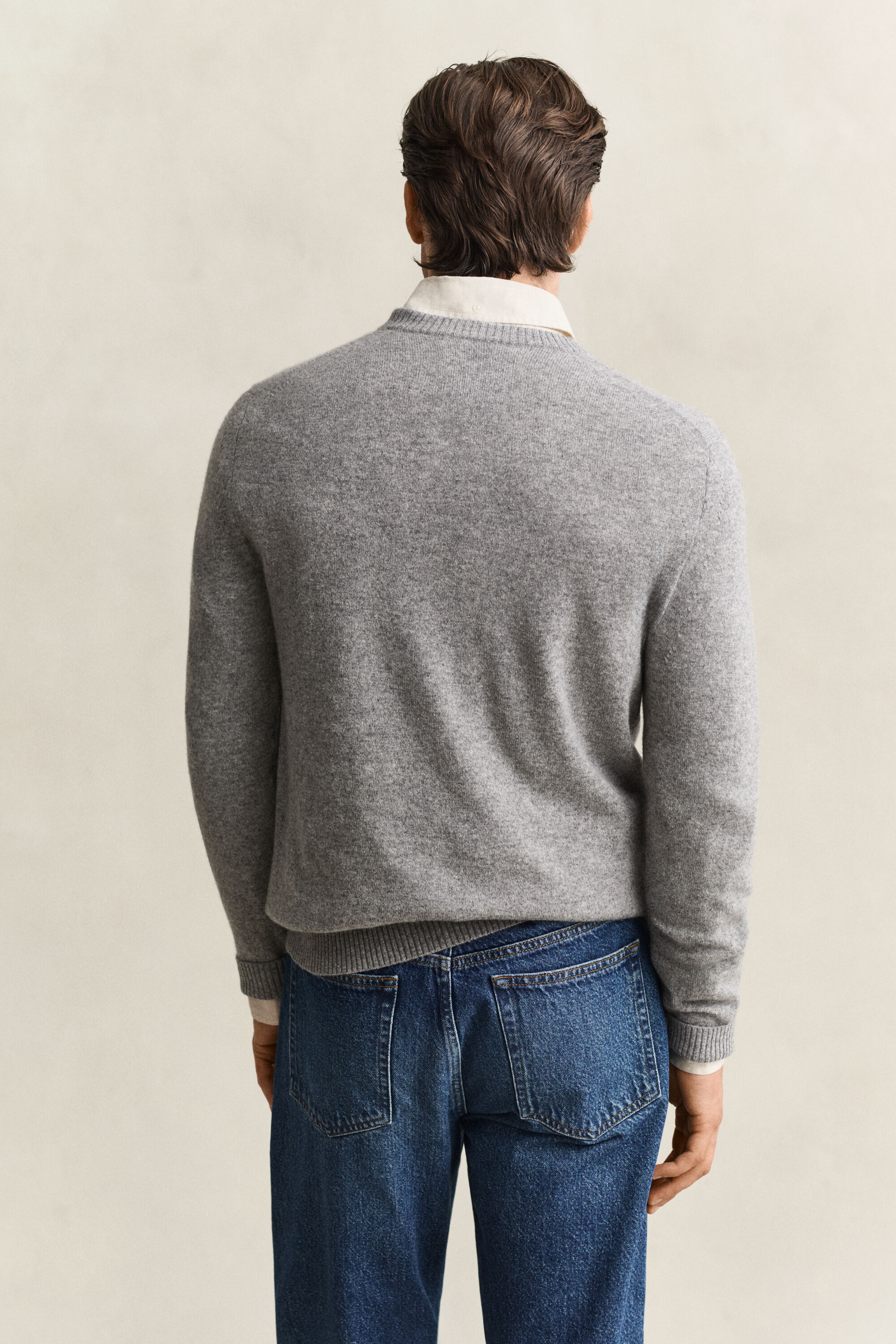 Pull col rond en cachemire