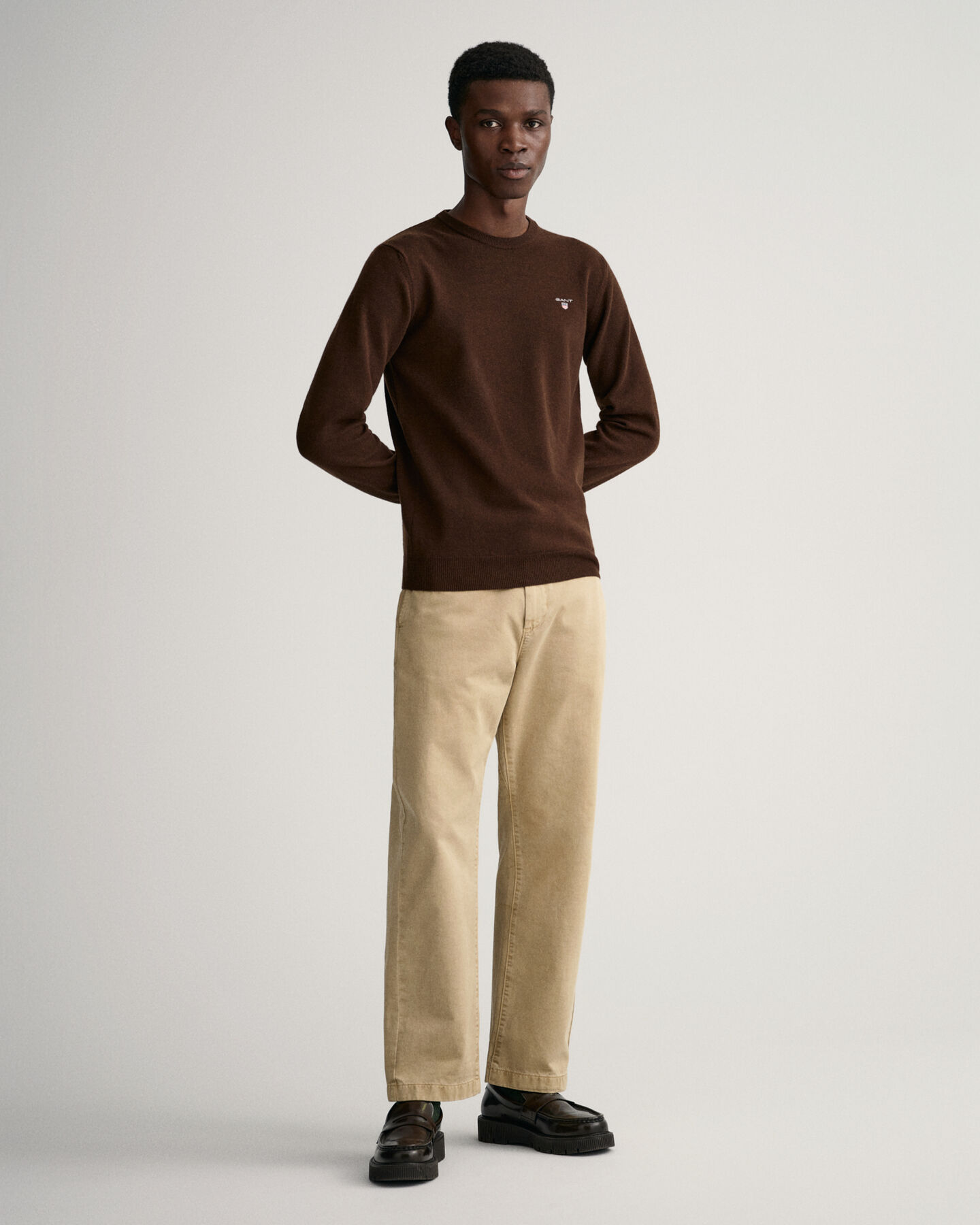 Pull ras du cou en laine d'agneau ultrafine