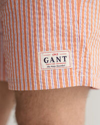 Short de bain classic fit en seersucker