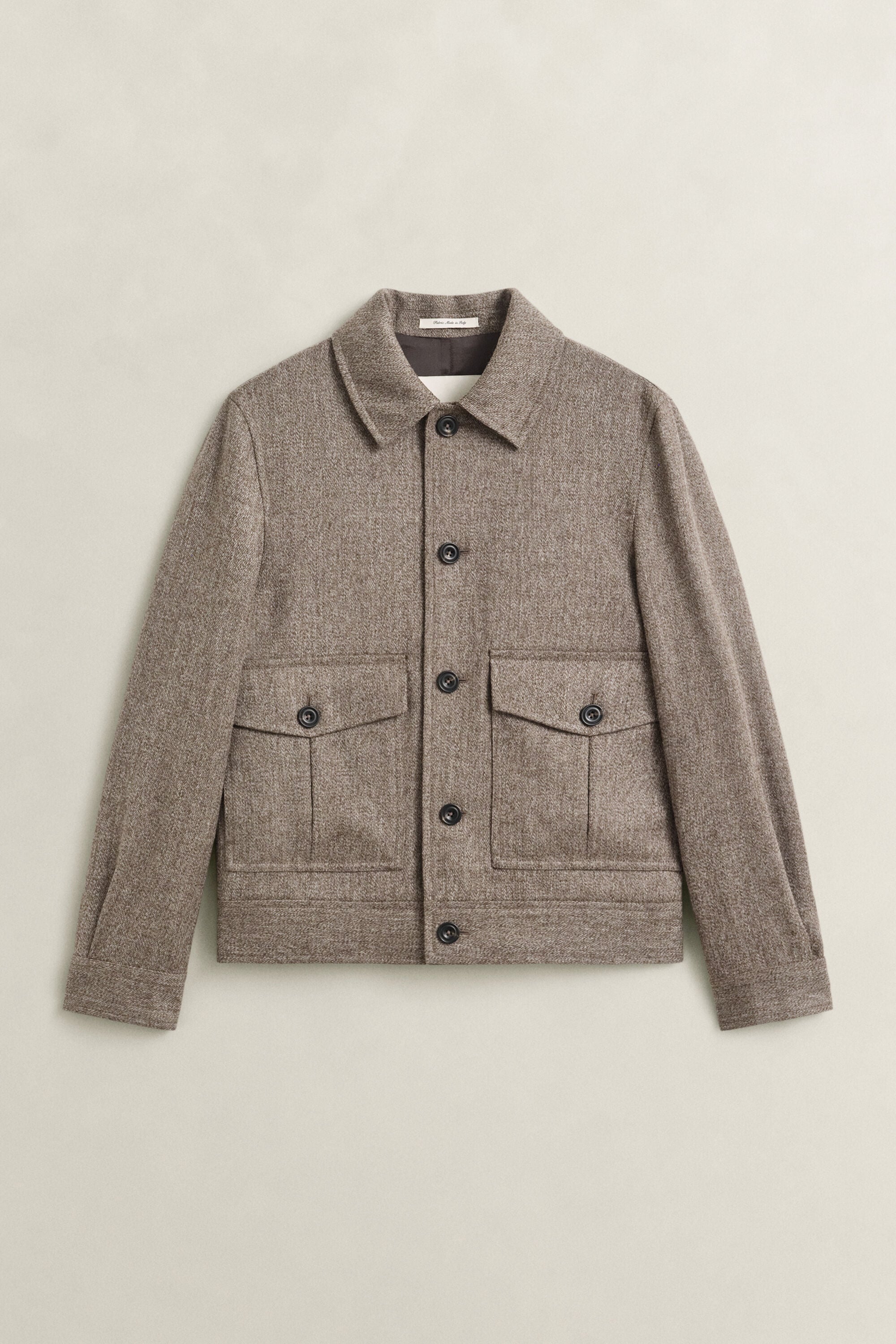 Veste en laine chinée