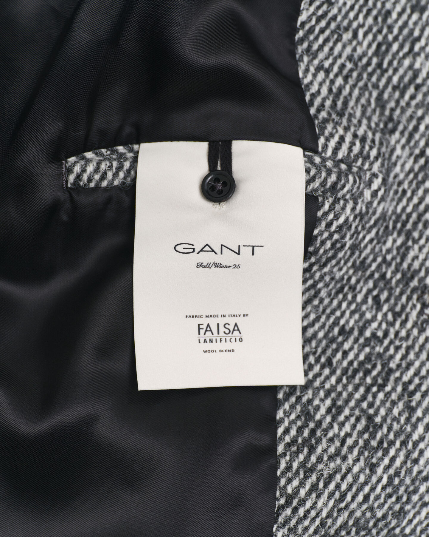 Manteau en tweed de laine