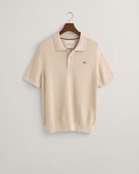 Pull fa&ccedil;on polo en coton Structured