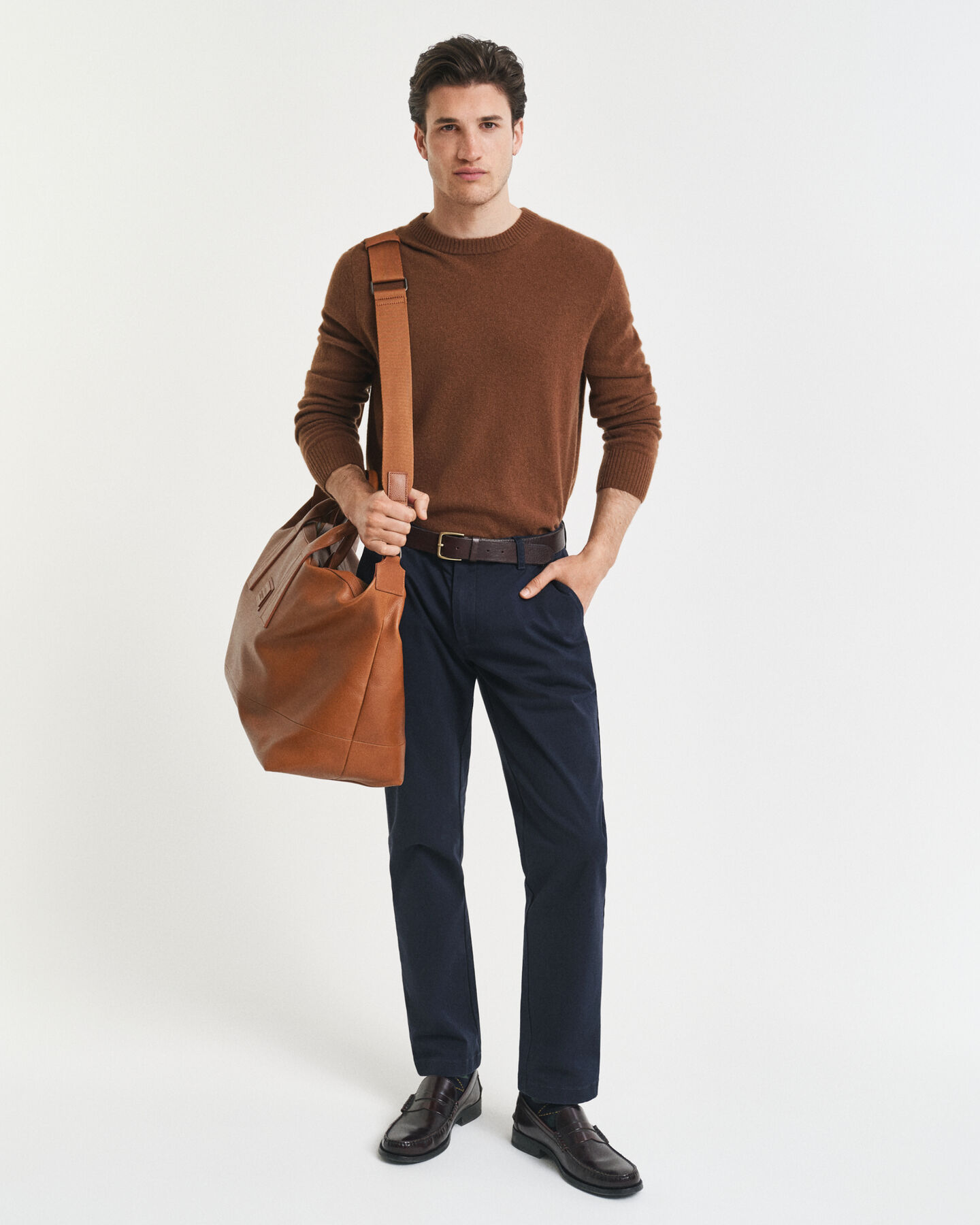 Pantalon chino slim ultra-confortable