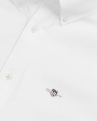 Chemise coupe regular en jersey de coton piqué