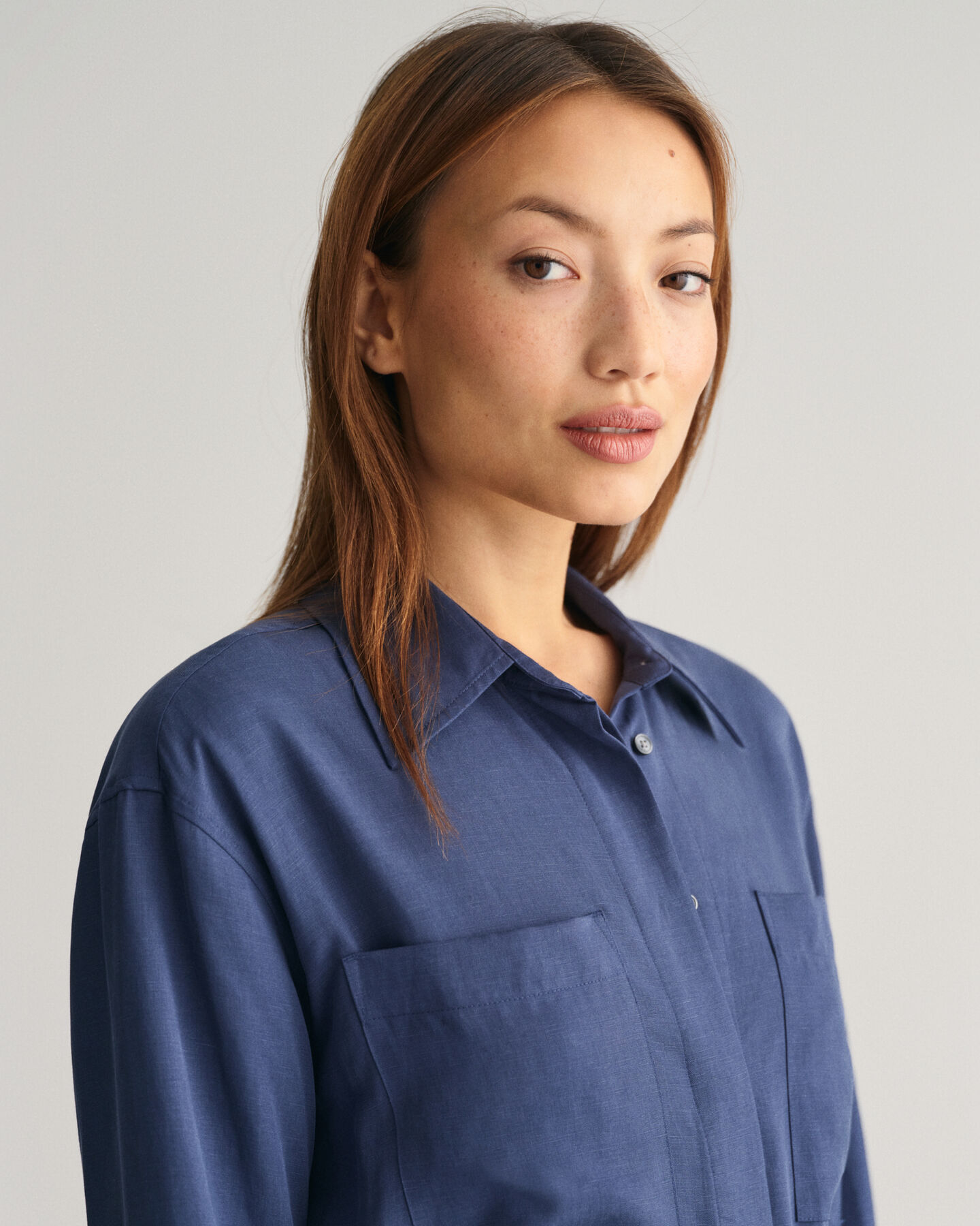 Robe-chemise &agrave; poches