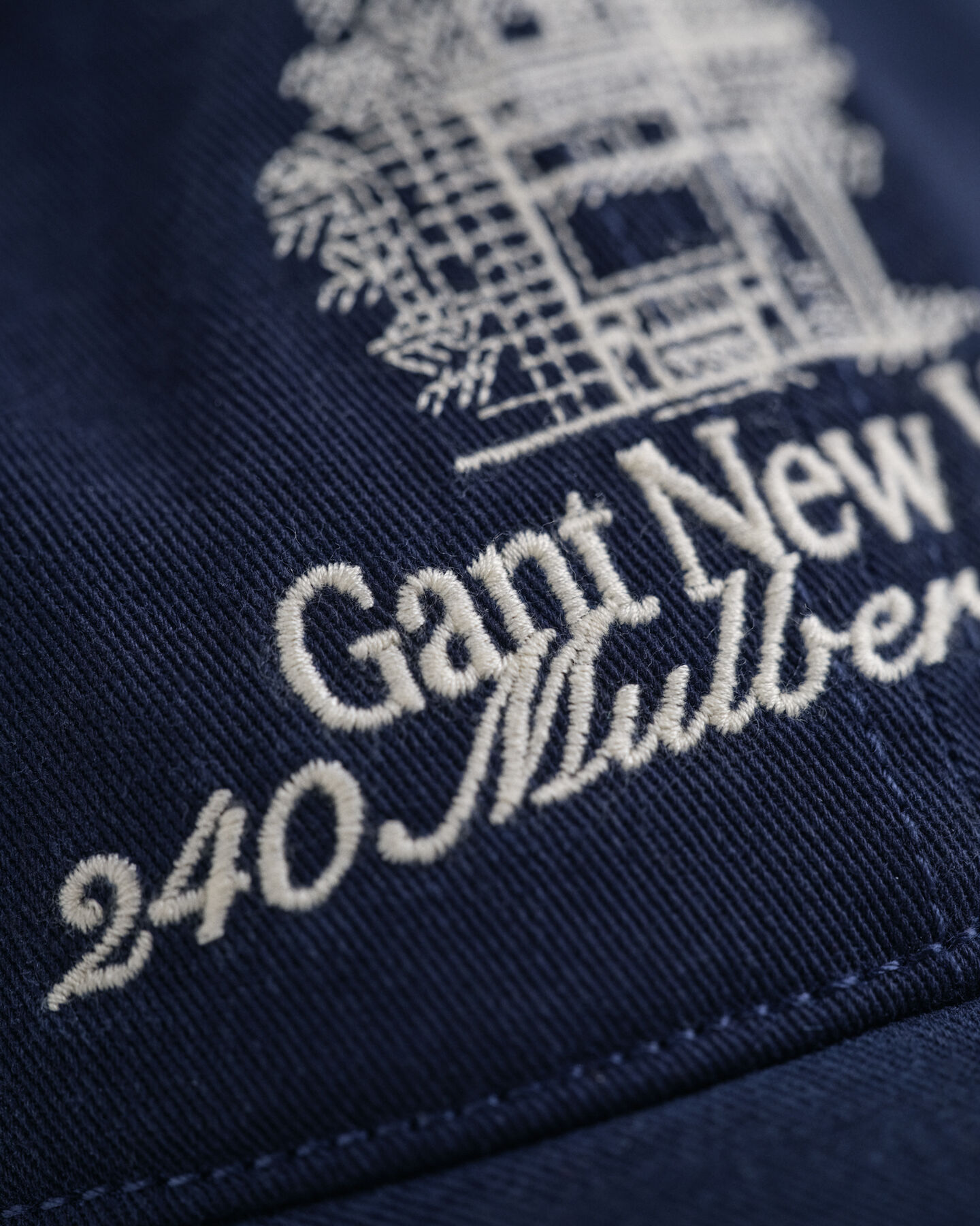 Casquette en sergé délavé