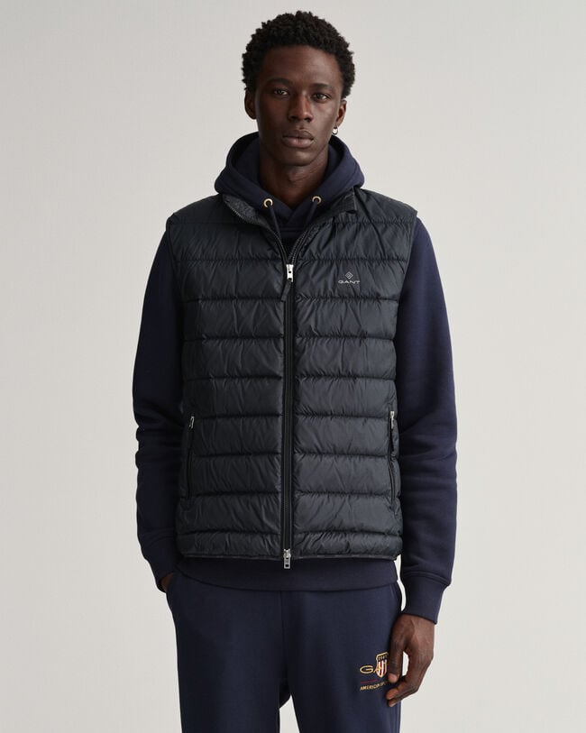 Doudoune sans manches l&eacute;g&egrave;re en duvet