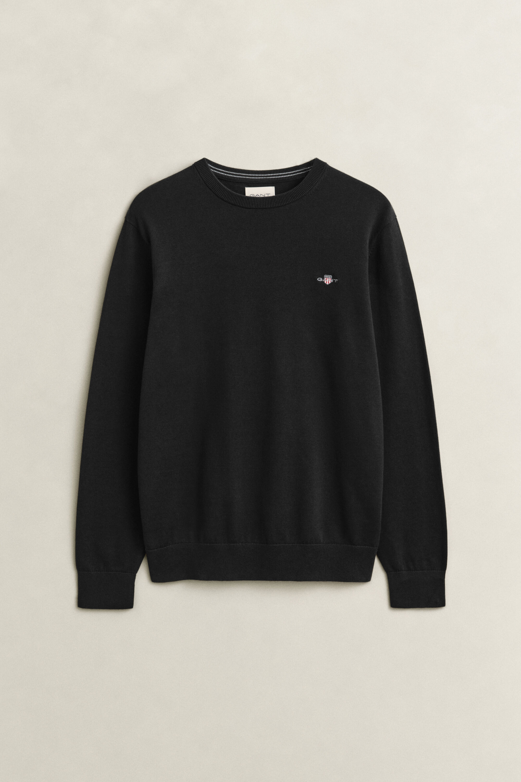 Pull col rond en coton