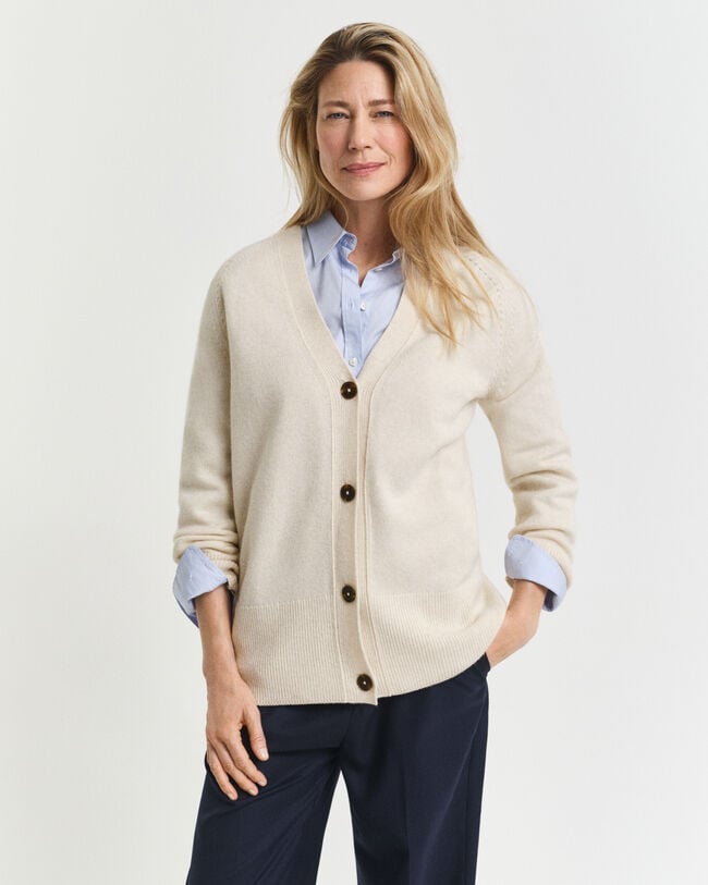 Cardigan en laine et cachemire
