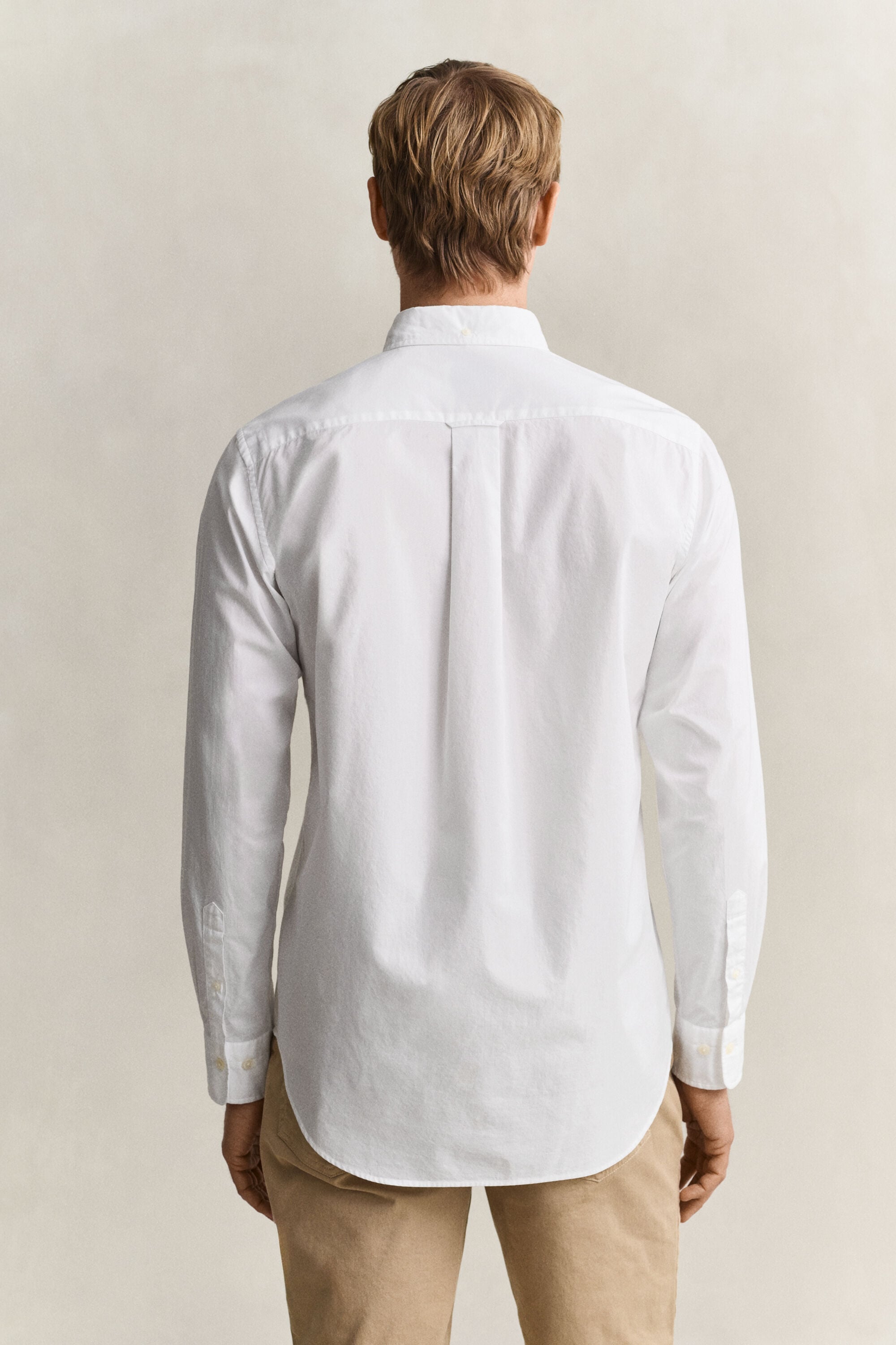 Chemise regular classique en popeline