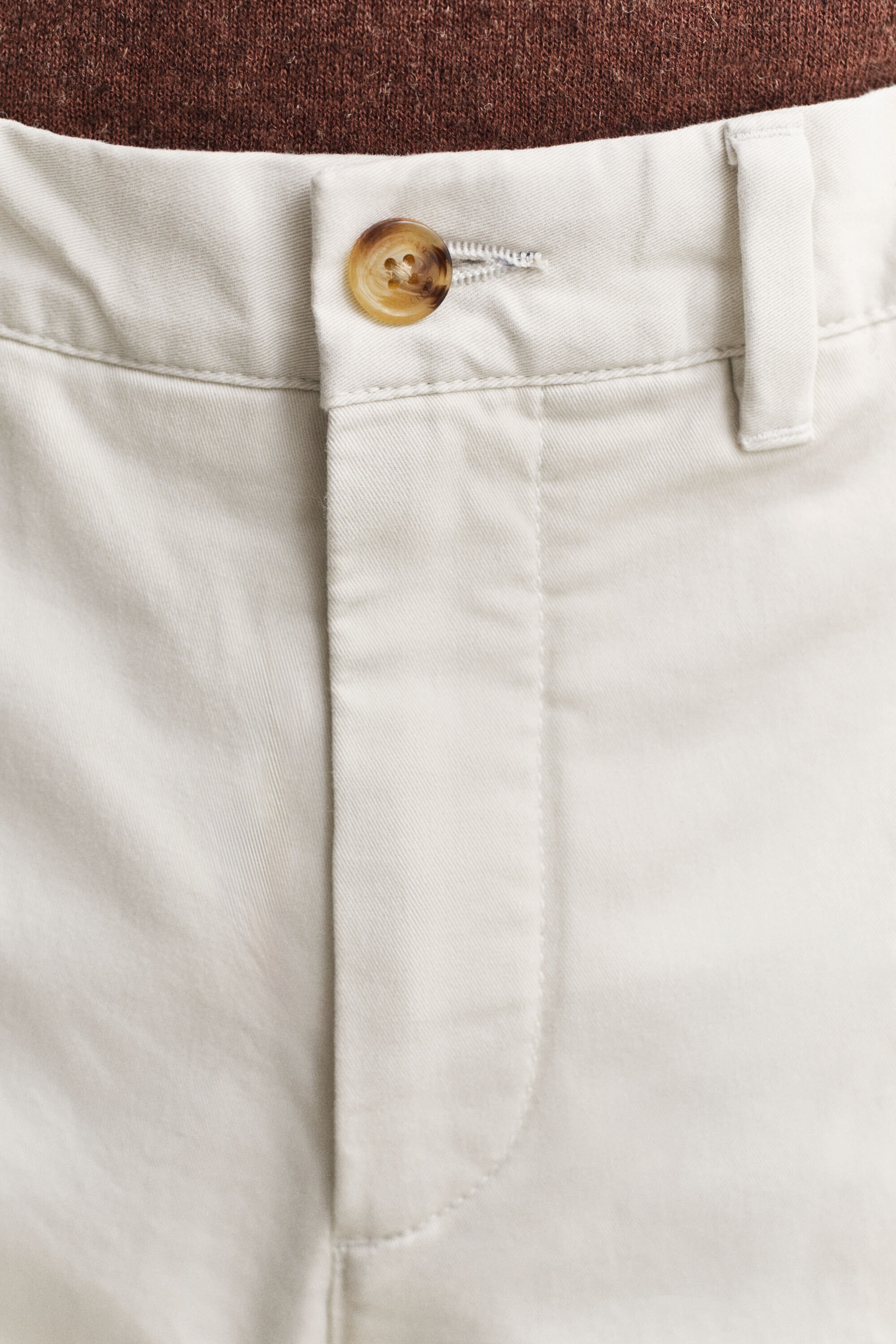 Pantalon chino classique coupe regular