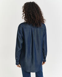 Chemise coupe décontractée Indigo