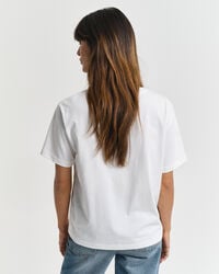 T-shirt col rond avec motif nautique