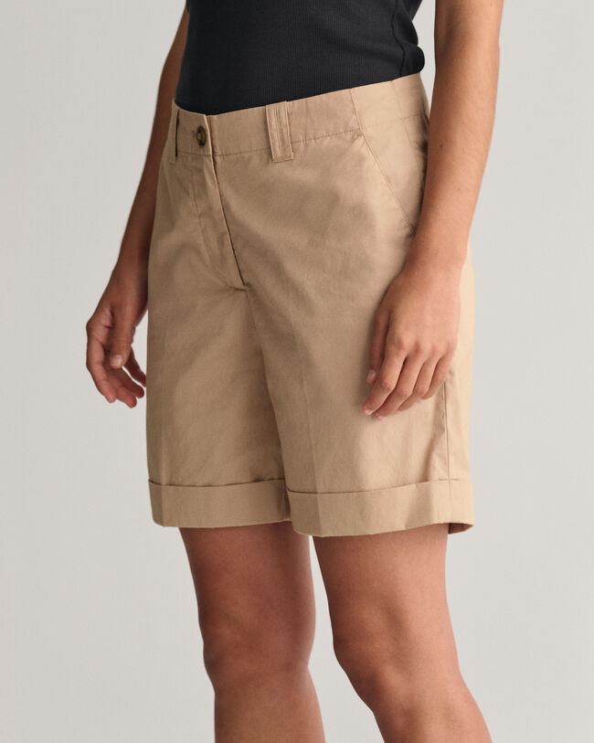 Short chino relaxed fit l&eacute;ger