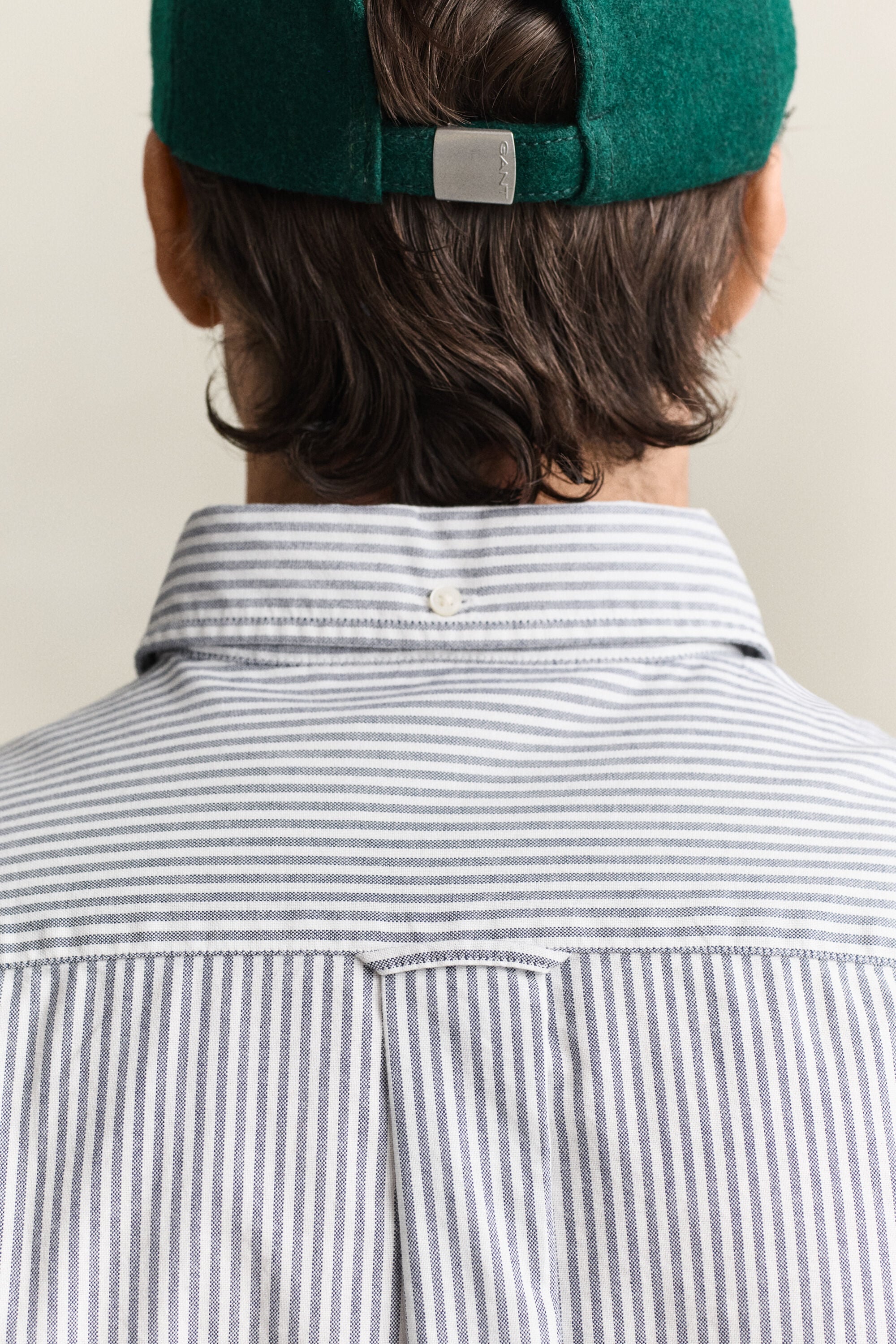 Chemise en coton Oxford regular classique à rayures