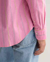 Chemise regular fit en coton Oxford &agrave; rayures Archive