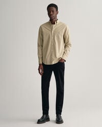 Chemise regular fit en popeline &agrave; carreaux