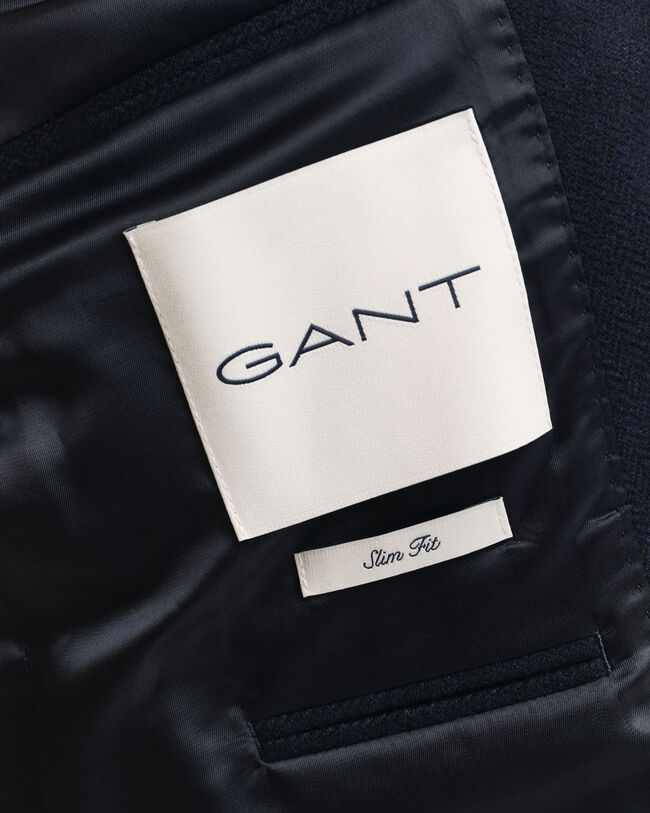 Veste blazer de costume à chevrons