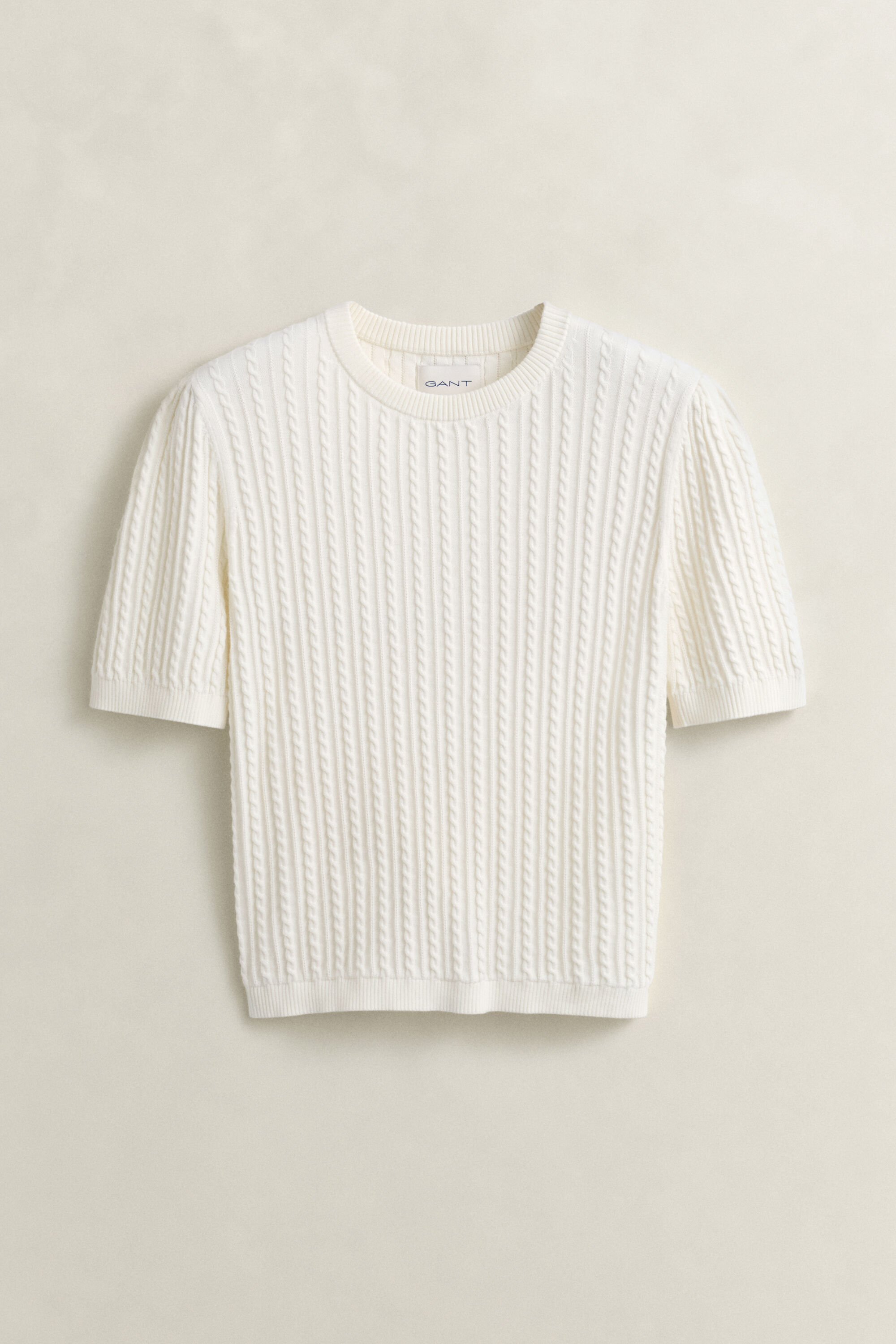 Pull à manches courtes en coton
