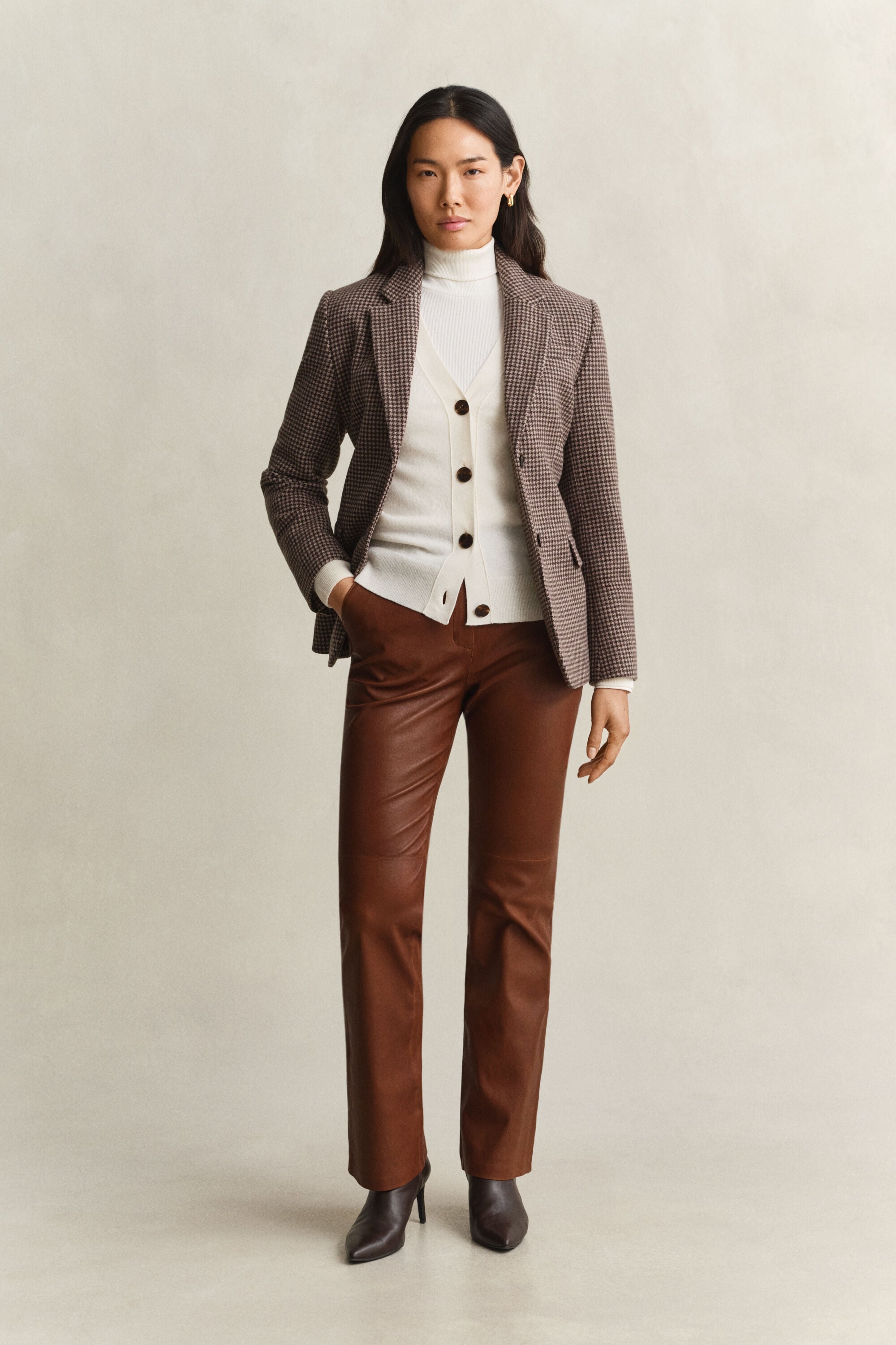 Cardigan en laine d'agneau ultrafine