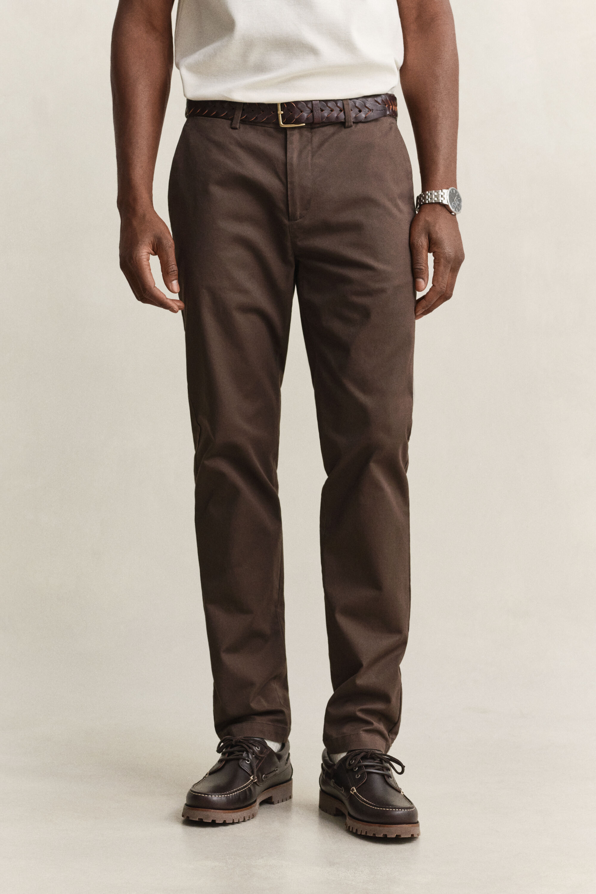 Pantalon chino élégant coupe slim