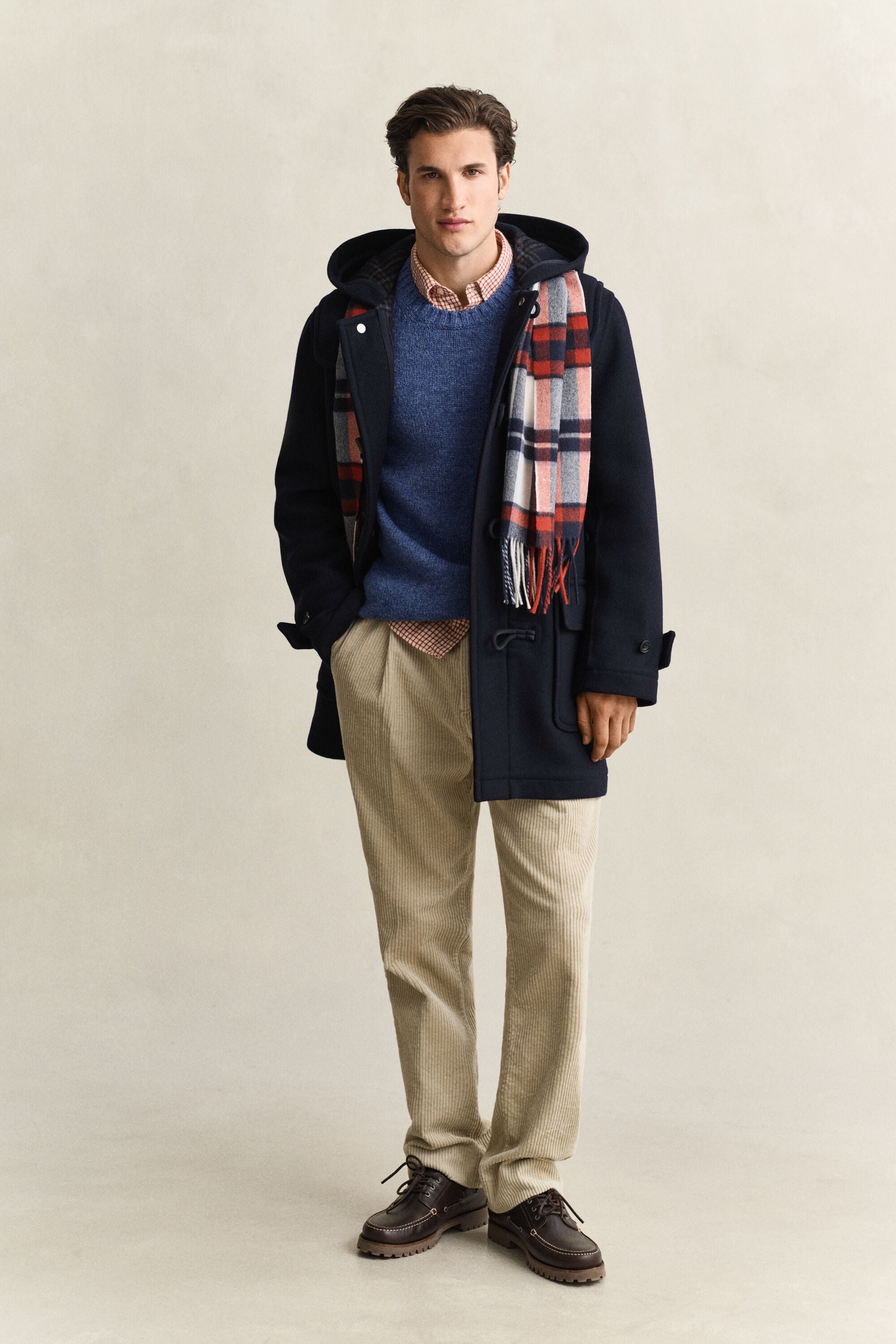 Veste duffle-coat en laine