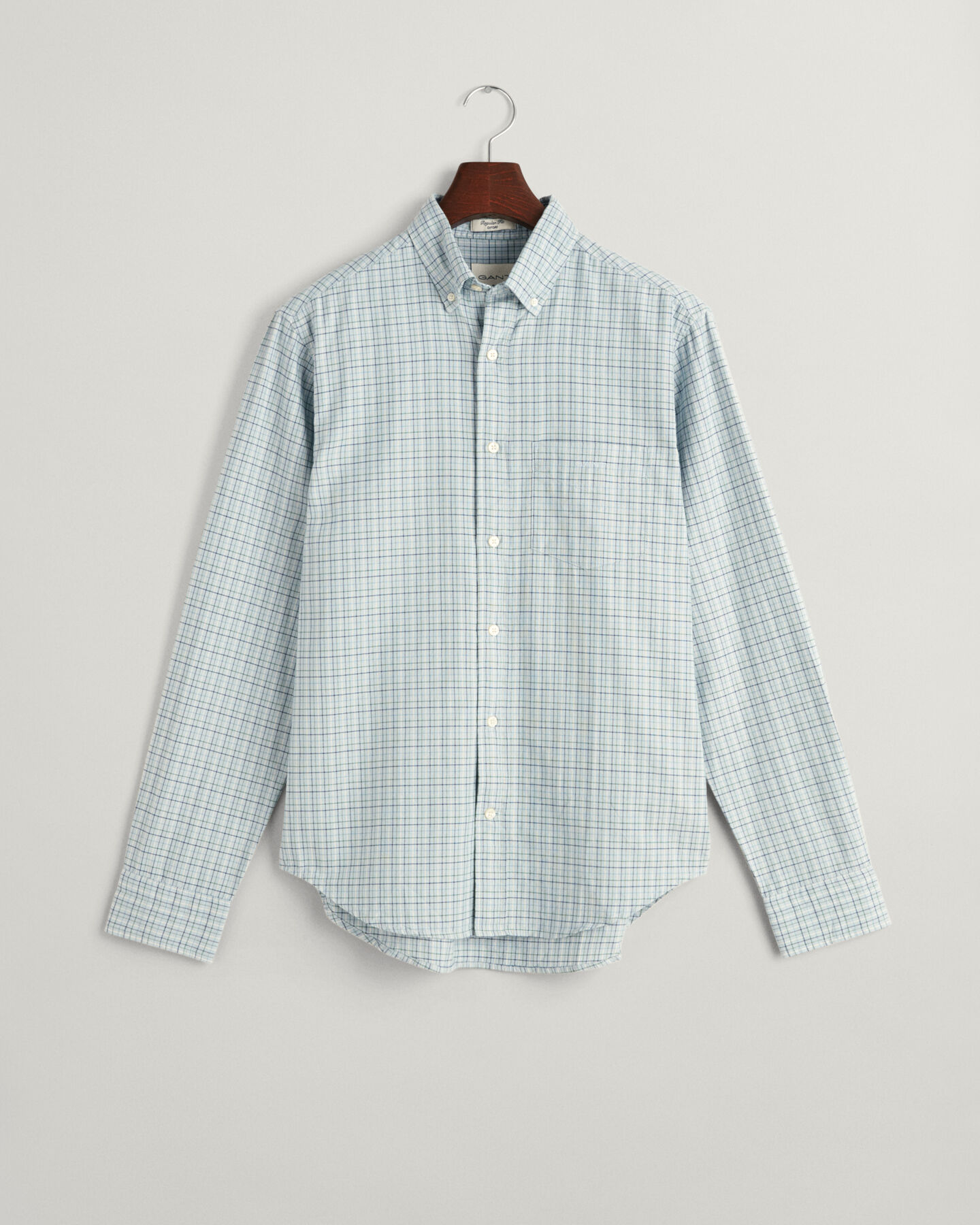 Chemise regular fit en coton Oxford Tattersall Archive