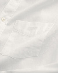 Chemise regular fit texturée en coton et lin