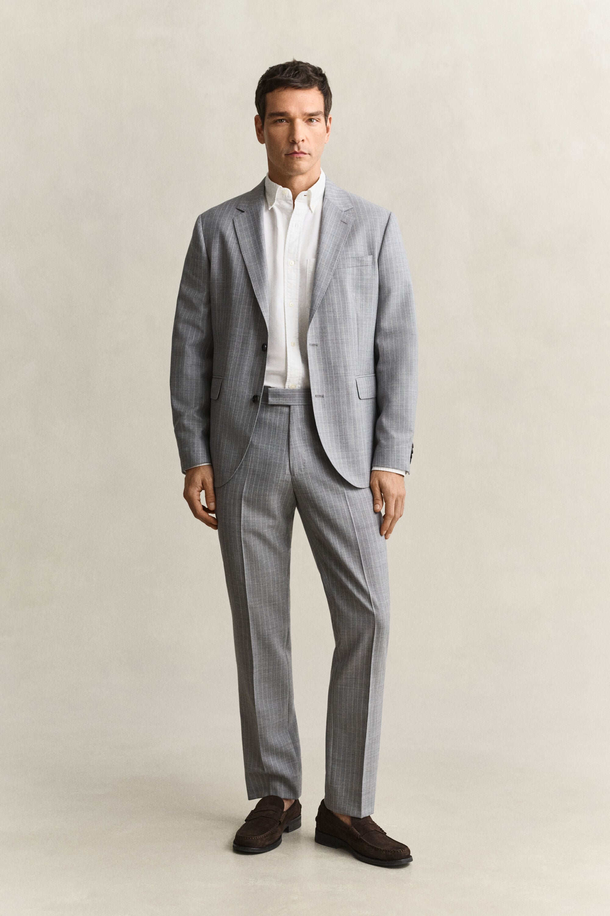 Pantalon de costume à rayures tennis