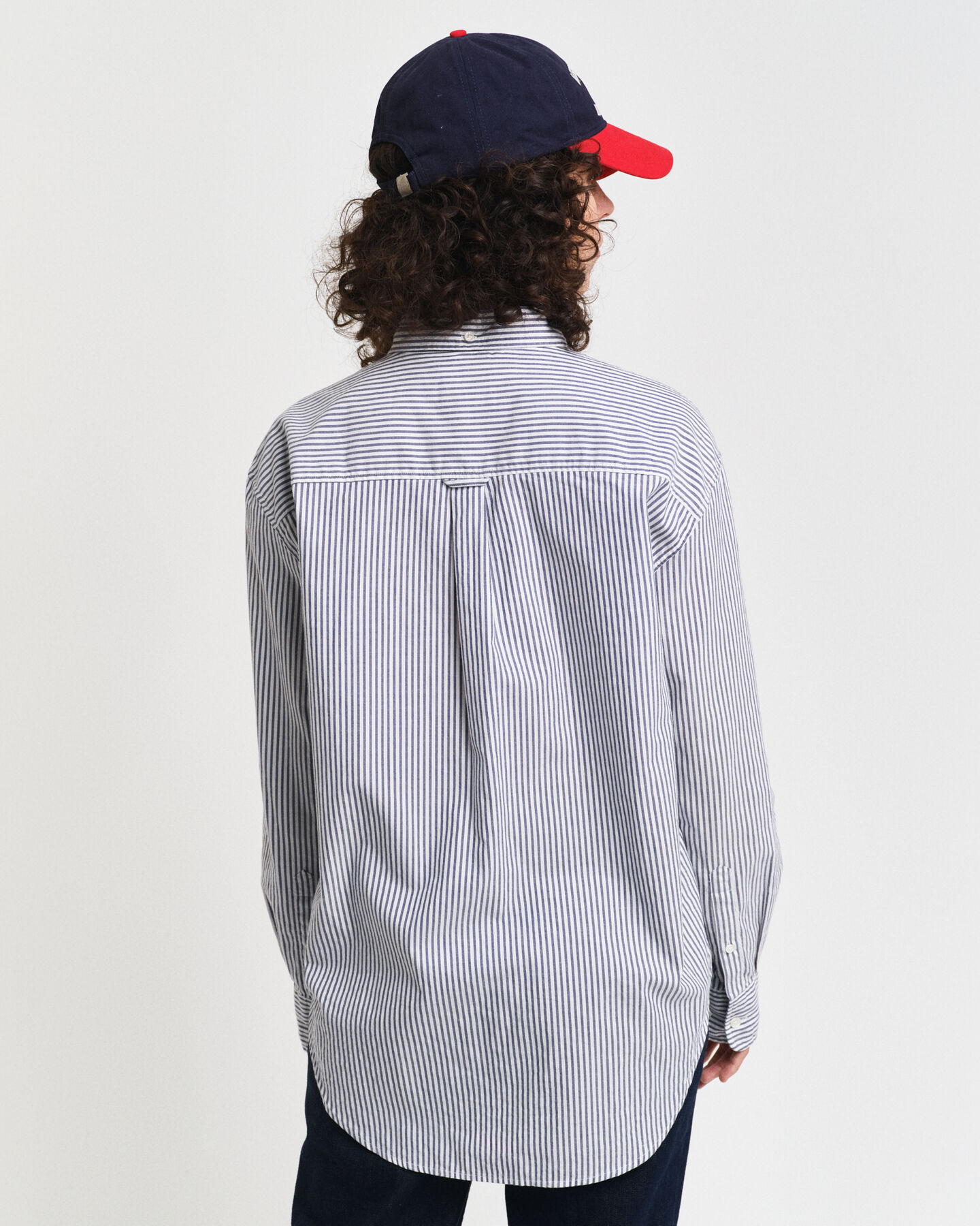 Chemise relaxed fit en coton Oxford Luxury à rayures