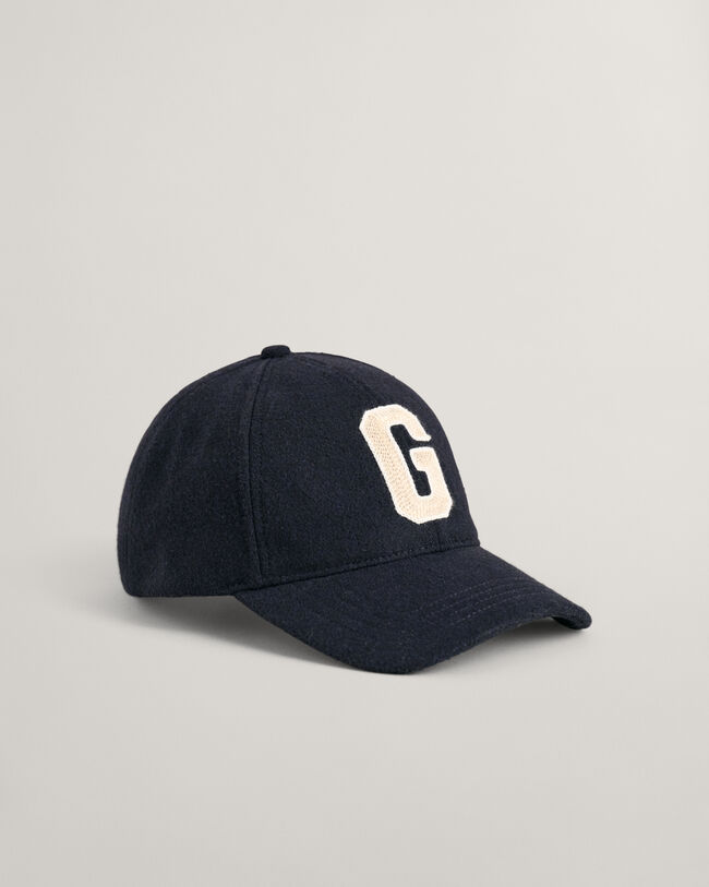 Casquette en laine à écusson G